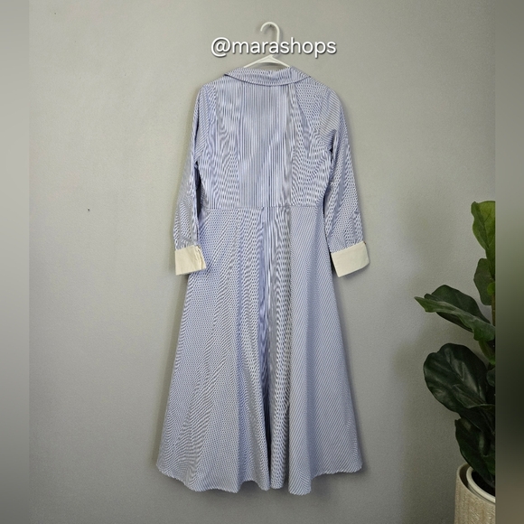 Pomander Place Blue Stripe Cannes Maxi Dress - Picture 6 of 9